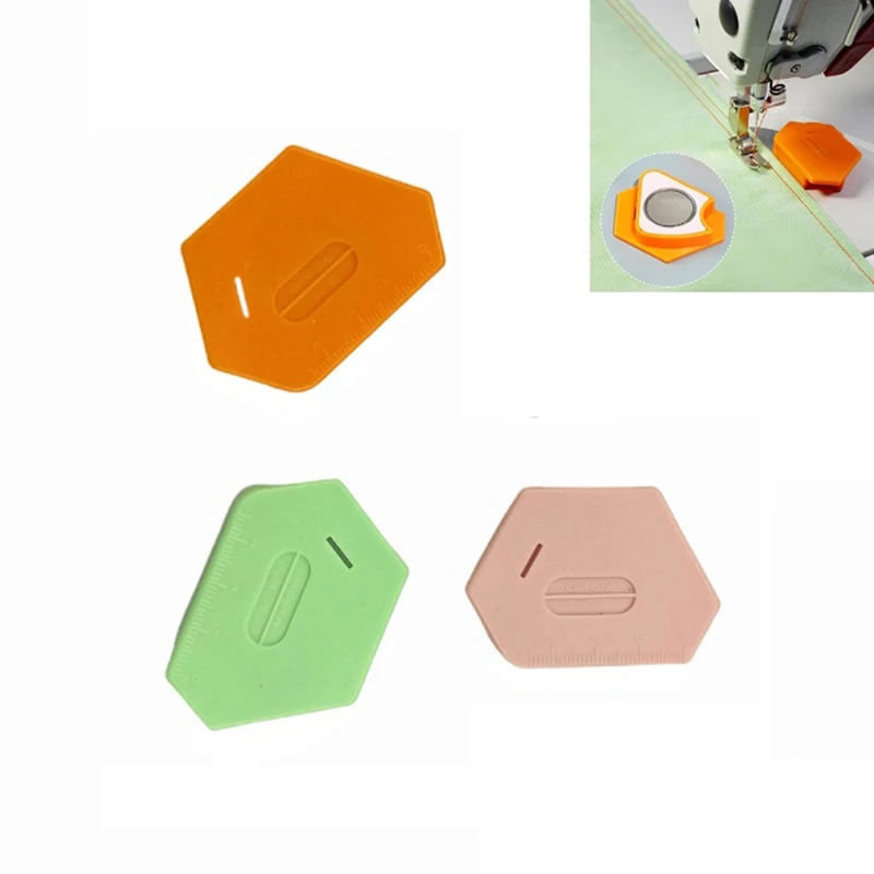 A21I-3Pcs Magnetic Seam Guide For Sewing Machine - Multifunctional Polygonal Hemmer Guide With Scale, Sewing Accessory
A21I-3Pcs Magnetic Seam Guide For Sewing Machine - Multifunctional Polygonal Hemmer Guide With Scale, Sewing Accessory