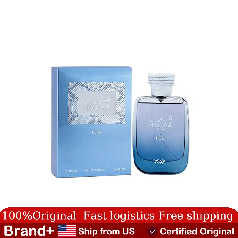 RASASI Hawas Ice Men Eau De Parfum 100ML Premium Arabian Fragrance Makeup Women Natural Perfume Long Lasting Fragrance Cologne
RASASI Hawas Ice Men Eau De Parfum 100ML Premium Arabian Fragrance Makeup Women Natural Perfume Long Lasting Fragrance Cologne
