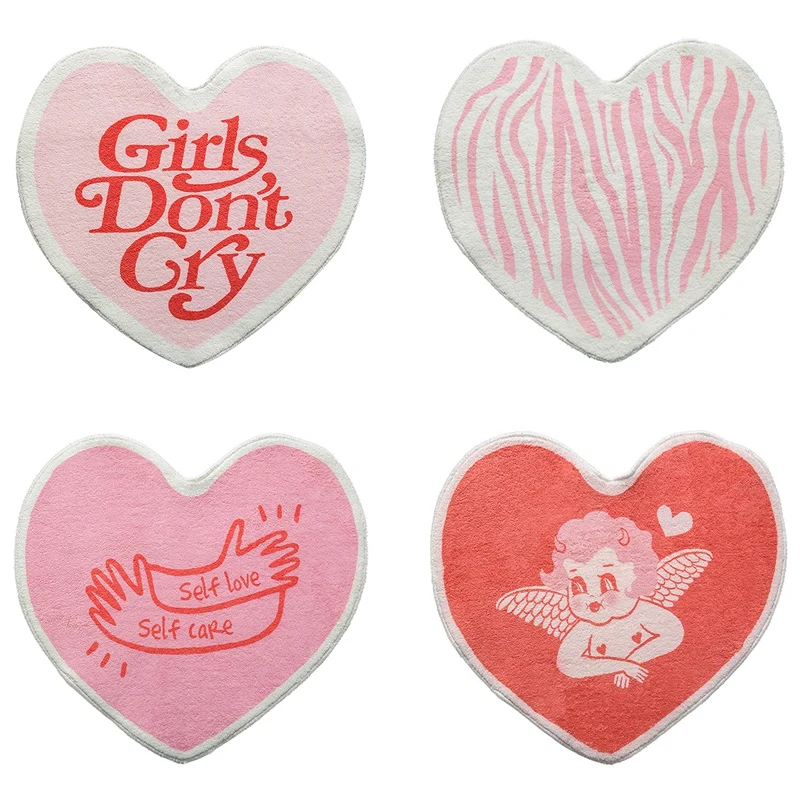 Heart-Shaped Floor Mat Absorbent Plush Girl Living Room Door Mat Bathroom Machine Washable Imitation Cashmere
Heart-Shaped Floor Mat Absorbent Plush Girl Living Room Door Mat Bathroom Machine Washable Imitation Cashmere