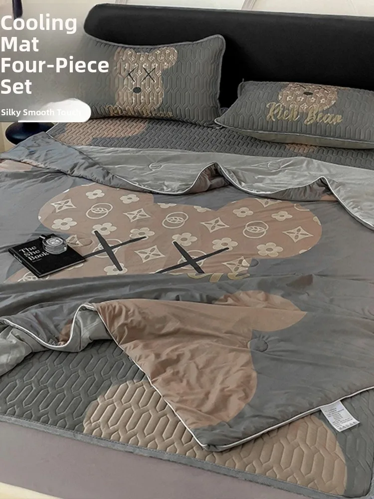 JK Luxury Cool Silk Winter Quilt Ice Silk Latex Cooling Bedding Single Person Air Conditioner Quilt Summer Lightweight Breath...
JK Luxury Cool Silk Winter Quilt Ice Silk Latex Cooling Bedding Single Person Air Conditioner Quilt Summer Lightweight Breath...