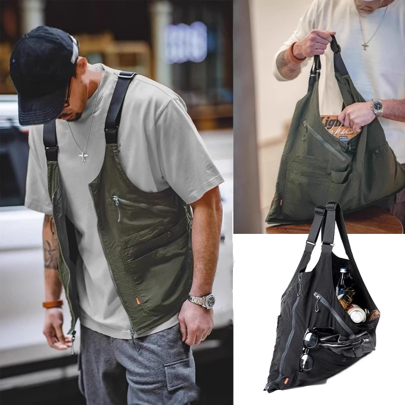 New Men Fashion Multi Pocket Vest Fishing Jacket Functional Dual Purpose Bag Sleeveless Coat Summer Outdoor Suspender Waistcoat
New Men Fashion Multi Pocket Vest Fishing Jacket Functional Dual Purpose Bag Sleeveless Coat Summer Outdoor Suspender Waistcoat