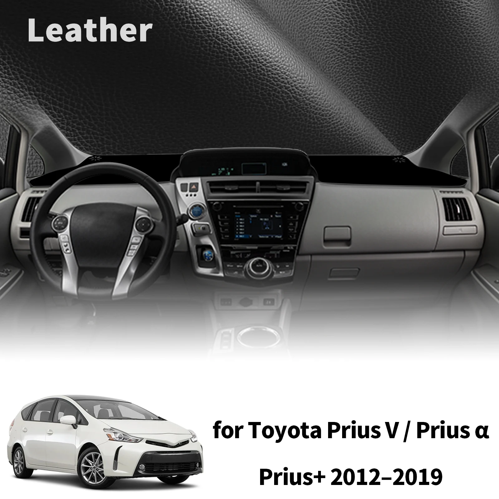 for Toyota Prius V Plus Alpha Hybrid 2012-2019 Prius+ Dashmat Dashboard Cover Pad DashMat Sunshade Protective Carpet Accessories
for Toyota Prius V Plus Alpha Hybrid 2012-2019 Prius+ Dashmat Dashboard Cover Pad DashMat Sunshade Protective Carpet Accessories