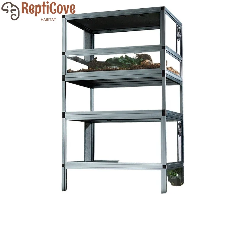 Большой террариум из алюминиевого сплава с многослойным стеклом для разведения бородатых ящериц, лягушек и других рептилий, высокопрозрачный домашний террариум
Большой террариум из алюминиевого сплава с многослойным стеклом для разведения бородатых ящериц, лягушек и других рептилий, высокопрозрачный домашний террариум