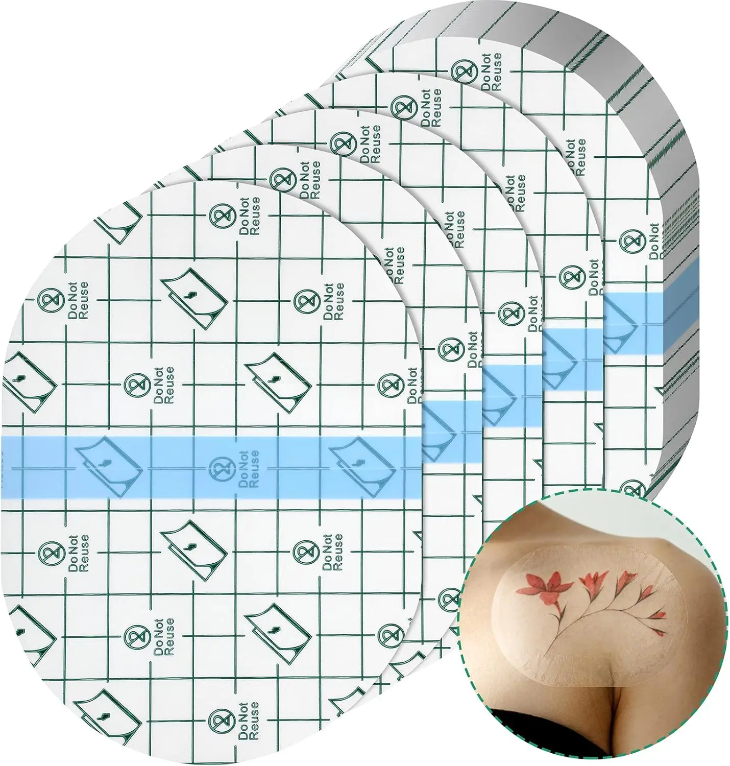 50 Pcs Waterproof Transparent Adhesive Bandage Dressing for Wounds, Tattoos, Swimming - 3.9 x 5.4 Inch
50 Pcs Waterproof Transparent Adhesive Bandage Dressing for Wounds, Tattoos, Swimming - 3.9 x 5.4 Inch