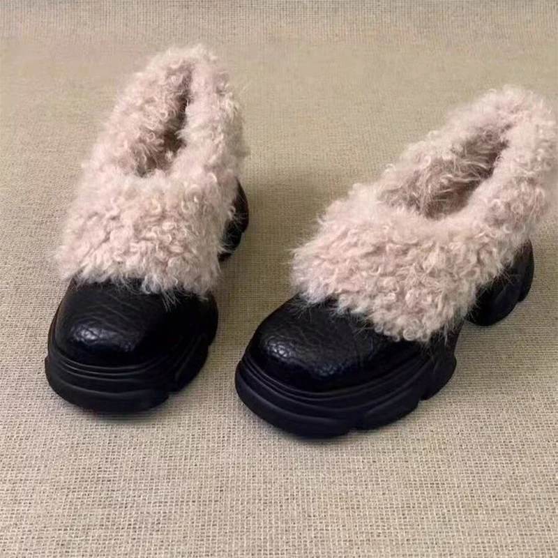 Fur High Heels Women Boots Fashion Chunky Warm Loafers Shoes 2025 Winter Cozy Designer New Sport Shoes Cozy Dress Mujer Zapatos
Fur High Heels Women Boots Fashion Chunky Warm Loafers Shoes 2025 Winter Cozy Designer New Sport Shoes Cozy Dress Mujer Zapatos