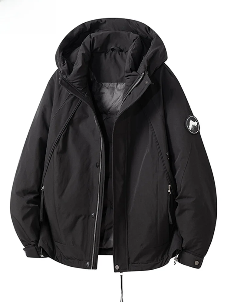 Men's White Du down Jaet Quilted Winter Coat Regular Fit Urban Casual Sle Removable Hood Polyester Fiber Windproof
Men's White Du down Jaet Quilted Winter Coat Regular Fit Urban Casual Sle Removable Hood Polyester Fiber Windproof