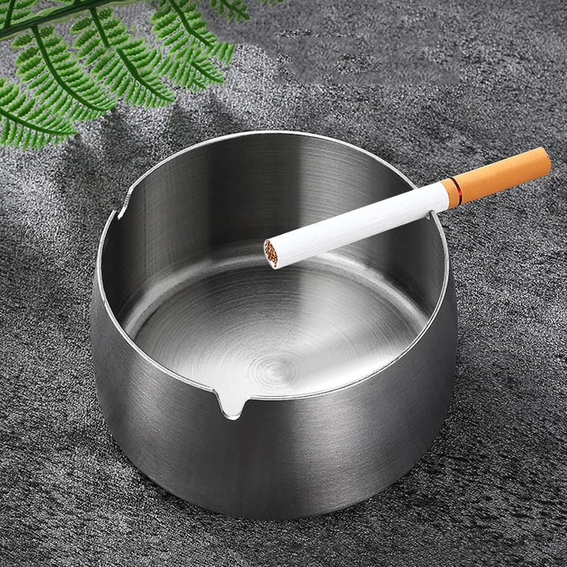 Stainless Steel Ashtray, Thickened Metal, Creative, Fashionable, Simple, Personalized Ashtray, Home And Hotel Essentials
Stainless Steel Ashtray, Thickened Metal, Creative, Fashionable, Simple, Personalized Ashtray, Home And Hotel Essentials