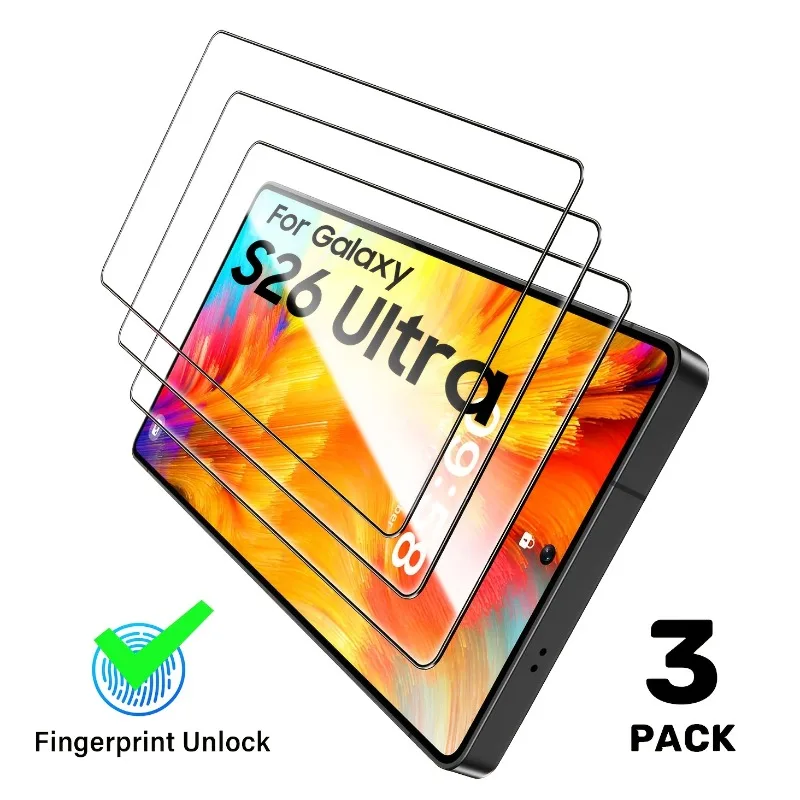 3Pcs Tempered Glass For Samsung S26 Ultra S25 S24 Plus Edge FE Screen Protector Full Protective Glass For Galaxy A57 A37 A17 A27
3Pcs Tempered Glass For Samsung S26 Ultra S25 S24 Plus Edge FE Screen Protector Full Protective Glass For Galaxy A57 A37 A17 A27