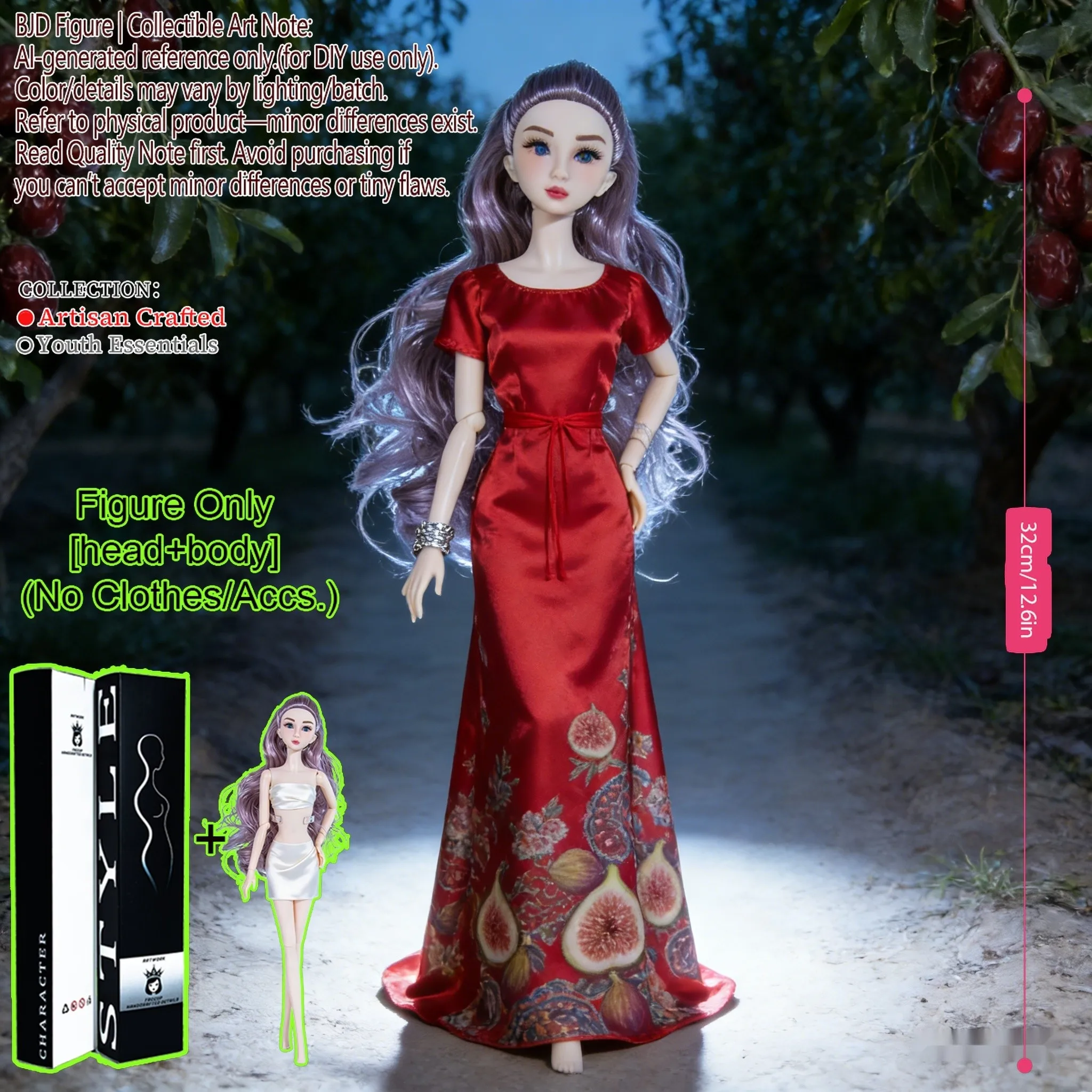 12,6-дюймовая шарнирная кукла BJD MJD 1/6, фигурка супермодели, реалистичный макияж, мягкие пушистые волосы, коллекционная модель для взрослых (без одежды)
12,6-дюймовая шарнирная кукла BJD MJD 1/6, фигурка супермодели, реалистичный макияж, мягкие пушистые волосы, коллекционная модель для взрослых (без одежды)
