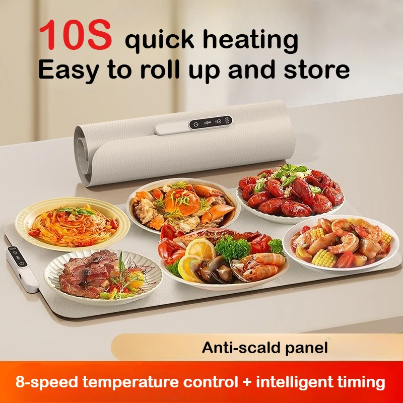 European standard food warmer plate, household heat preservation hot dish plate, silicone foldable heating food warming mat
European standard food warmer plate, household heat preservation hot dish plate, silicone foldable heating food warming mat
