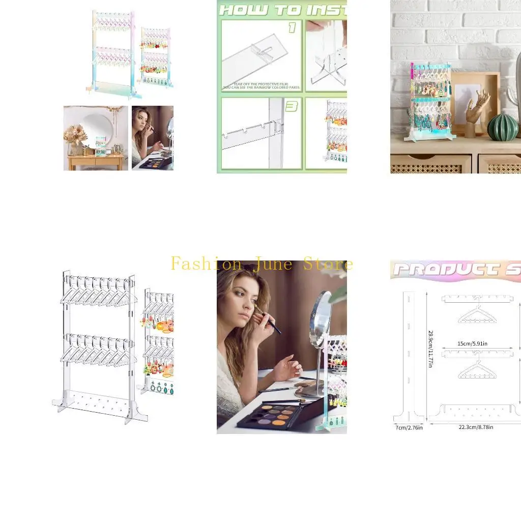 N5KA подвесной органайзер для сережек, акриловая стойка для выставки товаров с ушными шпильками для розничной выставки
N5KA подвесной органайзер для сережек, акриловая стойка для выставки товаров с ушными шпильками для розничной выставки