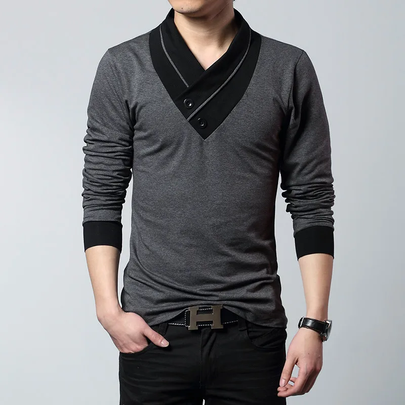2026 New Men's Long Sleeve T-Shirt V-Neck Splice Fake Two-Piece Base Shirt plus Size Casual Style Cotton Blend Spring Autumn
2026 New Men's Long Sleeve T-Shirt V-Neck Splice Fake Two-Piece Base Shirt plus Size Casual Style Cotton Blend Spring Autumn