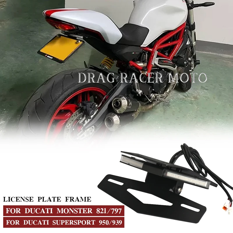 Подходит для Ducati Hypermotard 950 939 Monster 821 797, индивидуальный кронштейн заднего номерного знака мотоцикла с последовательным указателем поворота
Подходит для Ducati Hypermotard 950 939 Monster 821 797, индивидуальный кронштейн заднего номерного знака мотоцикла с последовательным указателем поворота