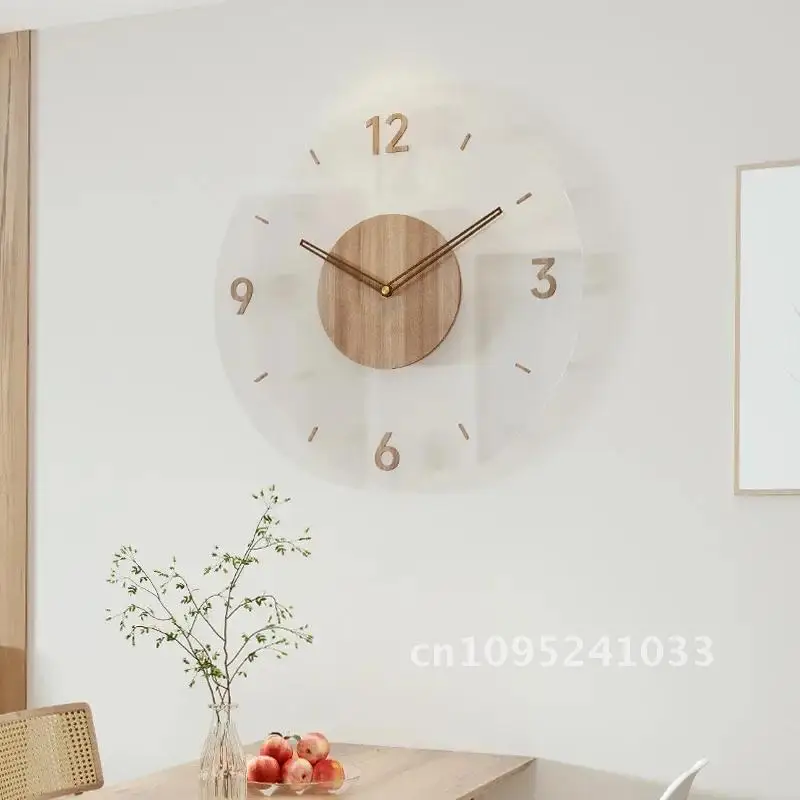New Solid Wood Creative Wall Clocks Living Clock Silent Quartz Wall Watch Fashion Clock Room Simple Simple Nordic Large
New Solid Wood Creative Wall Clocks Living Clock Silent Quartz Wall Watch Fashion Clock Room Simple Simple Nordic Large
