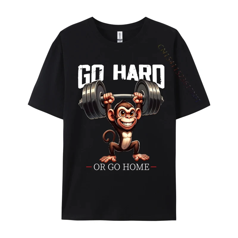 Go Hard Or Go Home Monkey Weightlifting Fitness Gym T-shirts Retro Vintage Tops Shirts Discount Printing Cotton
Go Hard Or Go Home Monkey Weightlifting Fitness Gym T-shirts Retro Vintage Tops Shirts Discount Printing Cotton