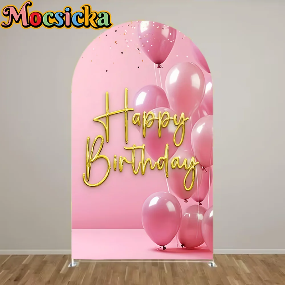 Mocsicka Birthday Party Arch Background Decoration Cloth Pink Rose Balloon Banner Flash Photography Background - Birthday Party
Mocsicka Birthday Party Arch Background Decoration Cloth Pink Rose Balloon Banner Flash Photography Background - Birthday Party