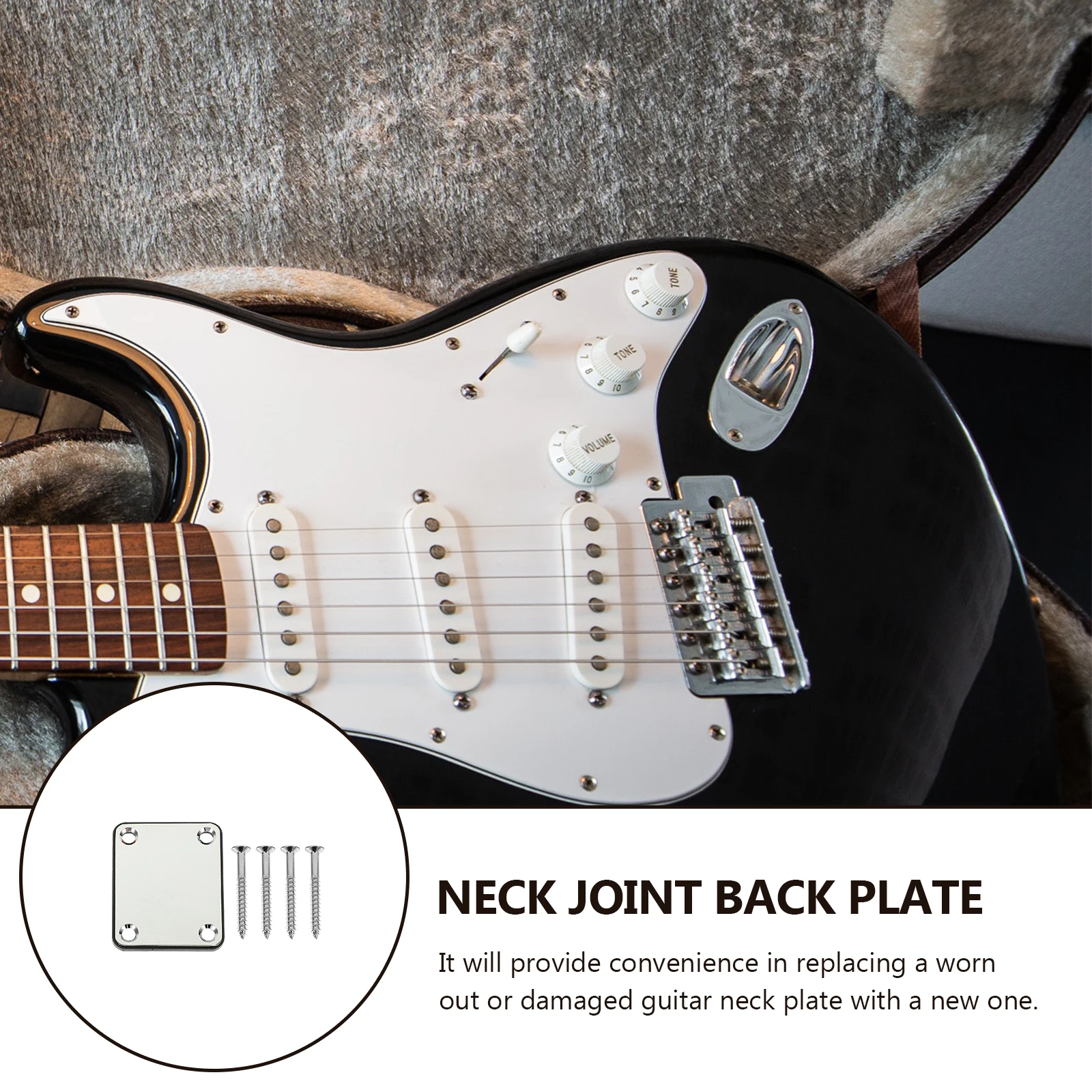 Reinforcing Plate Neck Connection Electric Guitar Accessory Plastic Replacement Parts
Reinforcing Plate Neck Connection Electric Guitar Accessory Plastic Replacement Parts