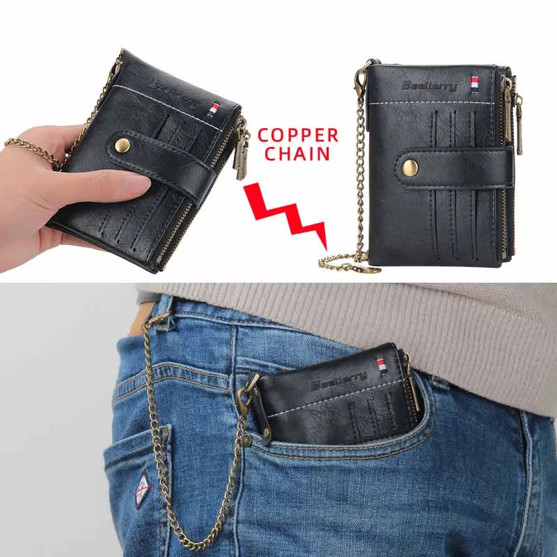 2025 New Mne Women Wallets Fashion Short PU Leather Multi-Slot Card Holder Man Zipper Purse Business Chains Wallet Money Clip
2025 New Mne Women Wallets Fashion Short PU Leather Multi-Slot Card Holder Man Zipper Purse Business Chains Wallet Money Clip