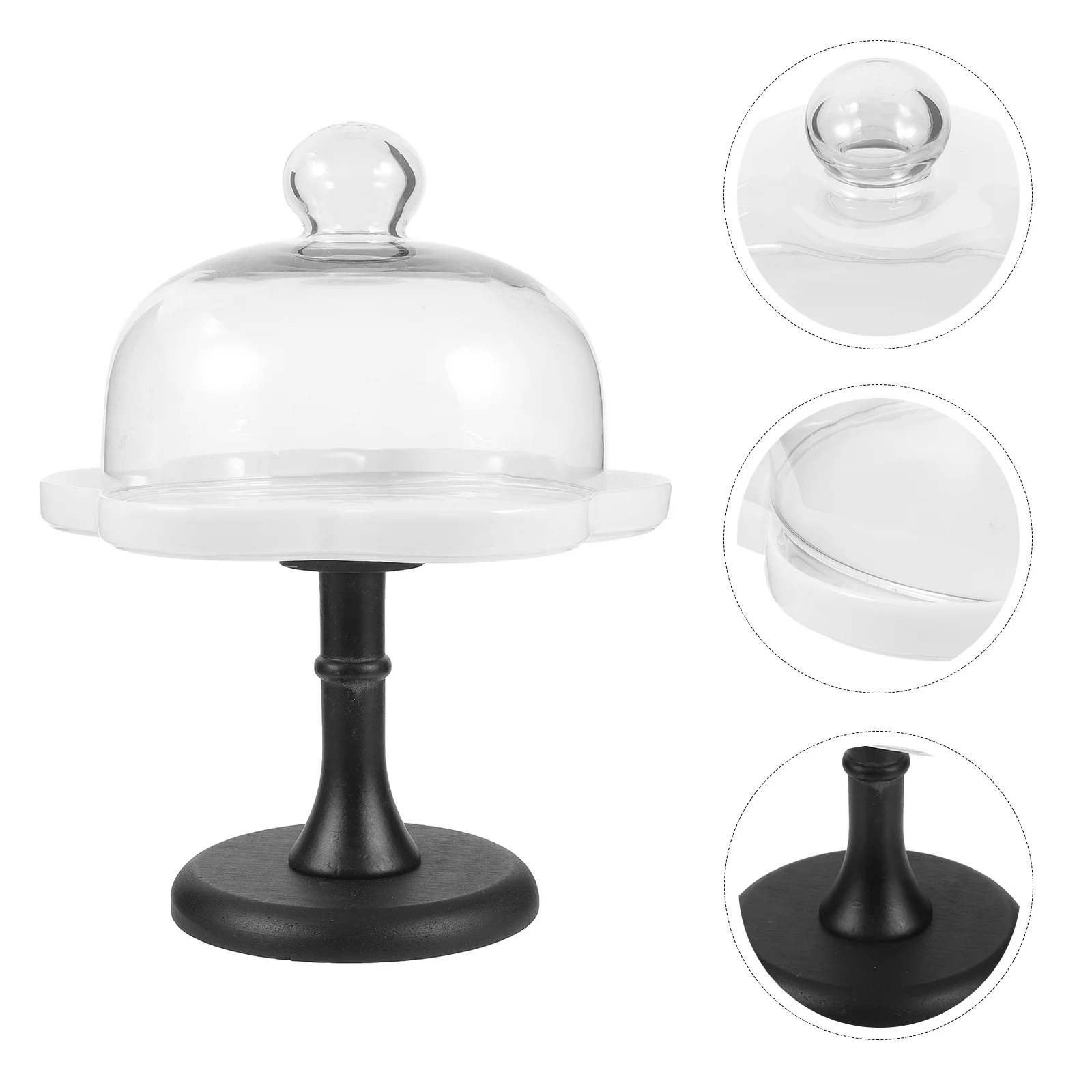 Glass Cake Stand with Dome Footed Design Smooth Polished for Cakes Cupcakes Desserts Snacks Fruits Party Display Serving Tray
Glass Cake Stand with Dome Footed Design Smooth Polished for Cakes Cupcakes Desserts Snacks Fruits Party Display Serving Tray