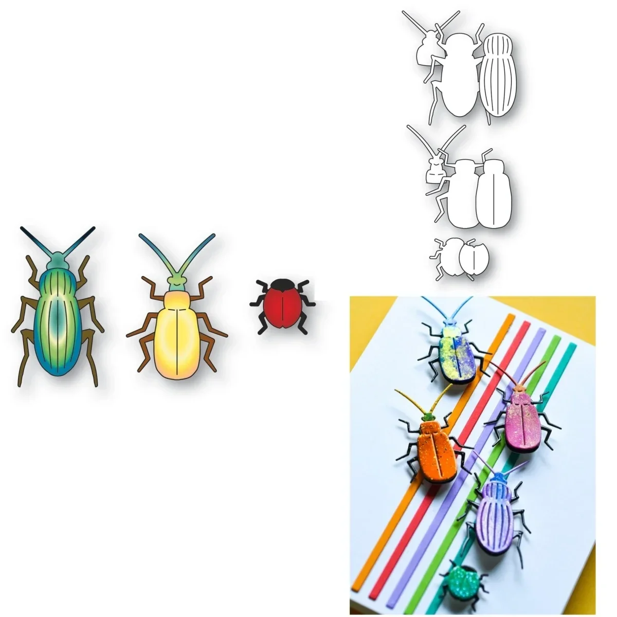 Brilliant Beetles Metal Cutting Dies DIY Scrapbook Embossed Paper Card Album Craft Template Supplies Decoration 2024 New
Brilliant Beetles Metal Cutting Dies DIY Scrapbook Embossed Paper Card Album Craft Template Supplies Decoration 2024 New