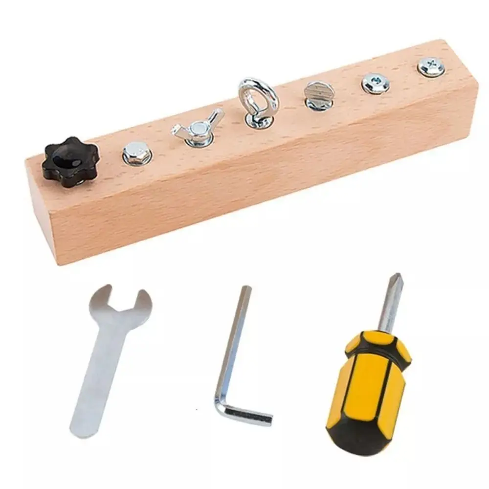 New Creative Nuts Toddlers Screwdriver Board Set Assemble Wooden Educational Toys Kids Disassemble Bolt Basic Skills
New Creative Nuts Toddlers Screwdriver Board Set Assemble Wooden Educational Toys Kids Disassemble Bolt Basic Skills