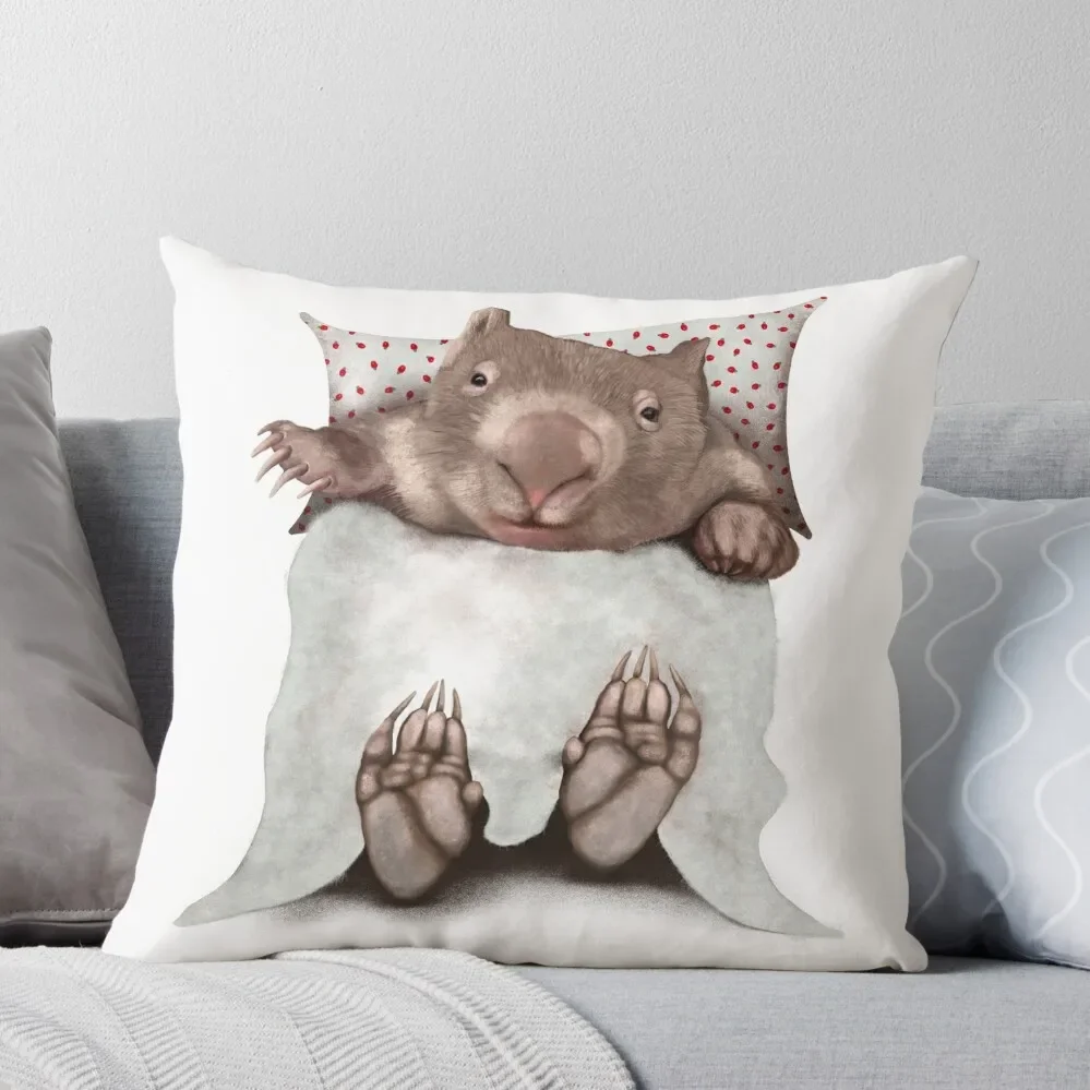Wombat in Bed Throw Pillow Embroidered Cushion Cover Cushions Home Decor Sofa Covers For Living Room
Wombat in Bed Throw Pillow Embroidered Cushion Cover Cushions Home Decor Sofa Covers For Living Room