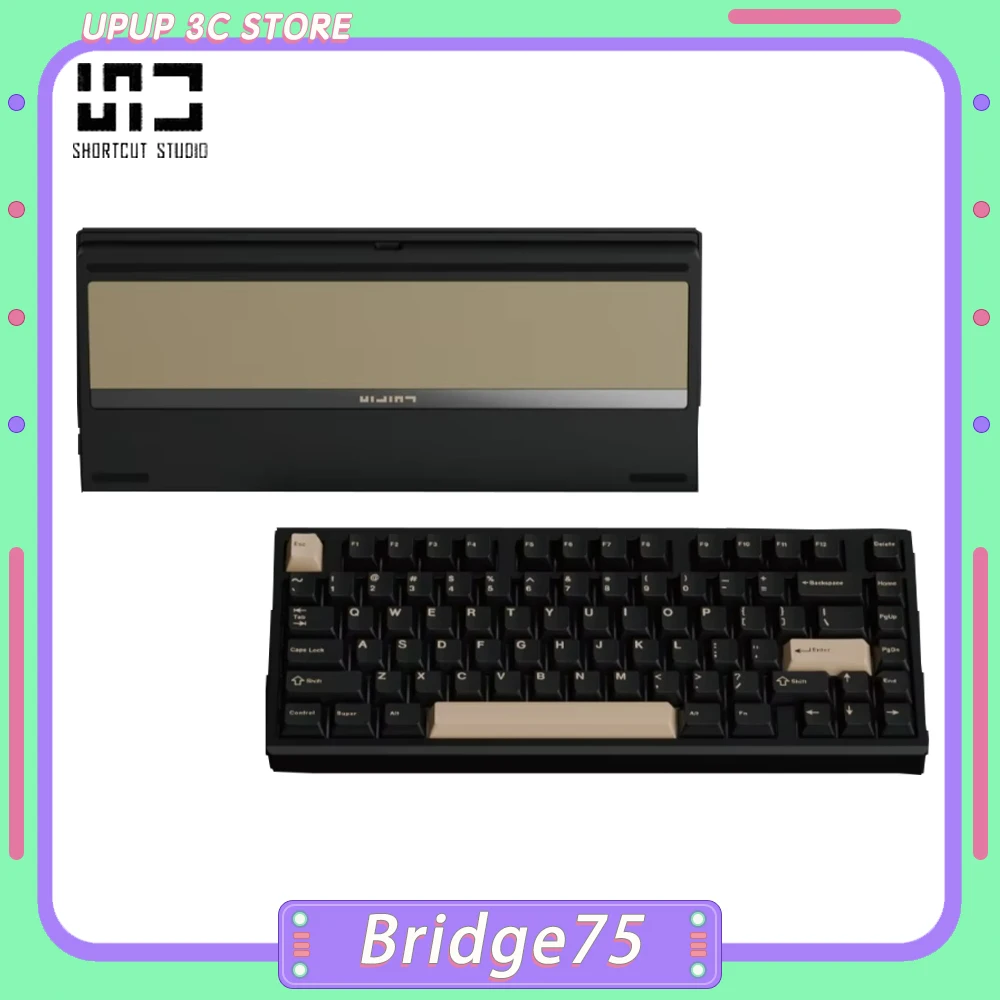 Shortcut Studio Bridge75 Mechanical Keyboard 3mode Rgb Bluetooth Wireless Keyboard Long Endurance Aluminium Game Custom Keyboard
Shortcut Studio Bridge75 Mechanical Keyboard 3mode Rgb Bluetooth Wireless Keyboard Long Endurance Aluminium Game Custom Keyboard
