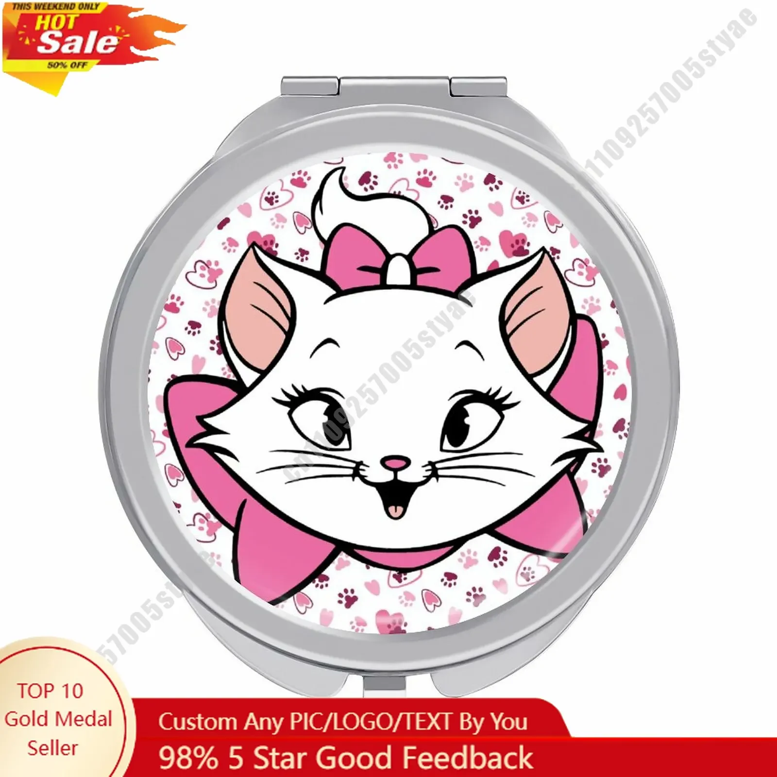 Marie Makeup Mirror Disney Cartoon Custom Mirror Design Your Photos Logo Text Portable Travel Holiday Parties Souvenir
Marie Makeup Mirror Disney Cartoon Custom Mirror Design Your Photos Logo Text Portable Travel Holiday Parties Souvenir