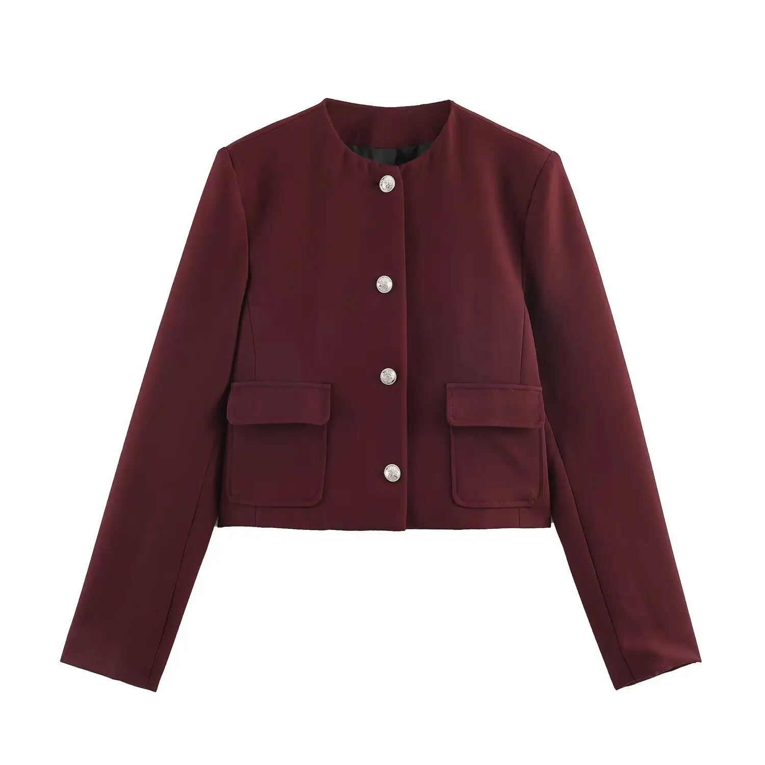Red Jacket for Women 2026 Spring New Casual Loose Single Breasted Pockets Coats Temperament Long Sleeve Commuter Short Coat
Red Jacket for Women 2026 Spring New Casual Loose Single Breasted Pockets Coats Temperament Long Sleeve Commuter Short Coat