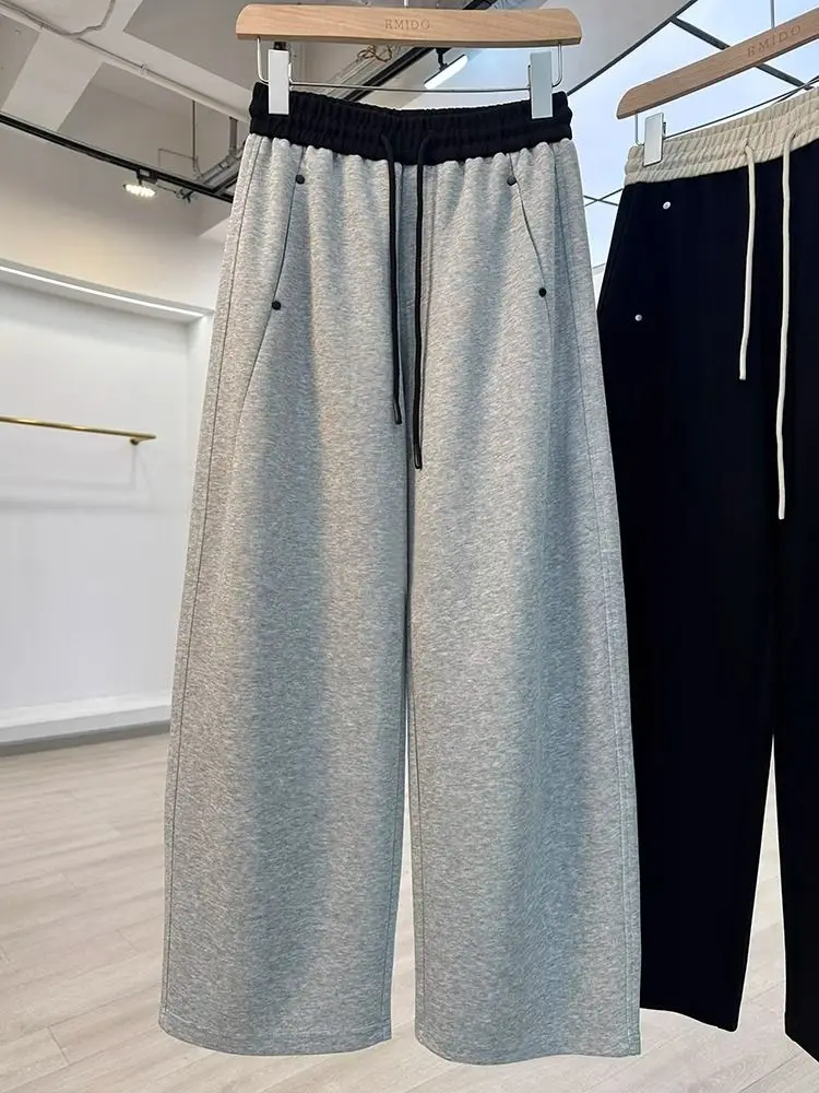 plus Size 300 Pounds Pure Cotton Wide Leg Sweatpants Men's Casual Straight Leg Loose Fit Spring Summer Knife Pants
plus Size 300 Pounds Pure Cotton Wide Leg Sweatpants Men's Casual Straight Leg Loose Fit Spring Summer Knife Pants