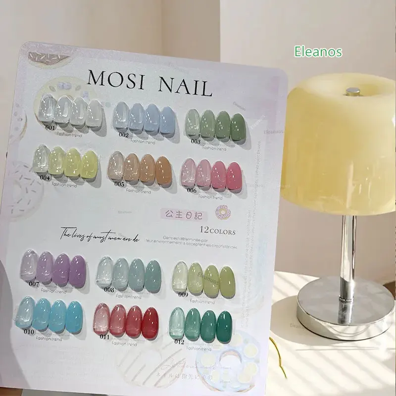 Eleanuos Princess 12pcs Clear Gel Polish Set With Display Soak Off UV Syrup Gel Icy Transculent Nail Gel SemiTransparent Varnish
Eleanuos Princess 12pcs Clear Gel Polish Set With Display Soak Off UV Syrup Gel Icy Transculent Nail Gel SemiTransparent Varnish