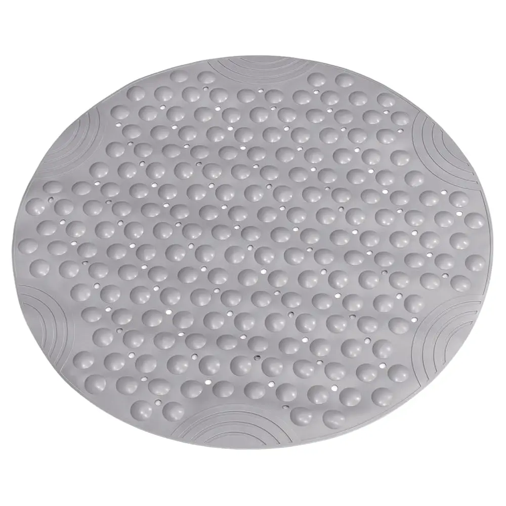 Bath Tub Shower Mats, 25.6\ x 25.6\ PVC Round Shape Shower Mat with Drain Holes, Suction Cups for Bathroom Bathtub Mats Grey
Bath Tub Shower Mats, 25.6\ x 25.6\ PVC Round Shape Shower Mat with Drain Holes, Suction Cups for Bathroom Bathtub Mats Grey