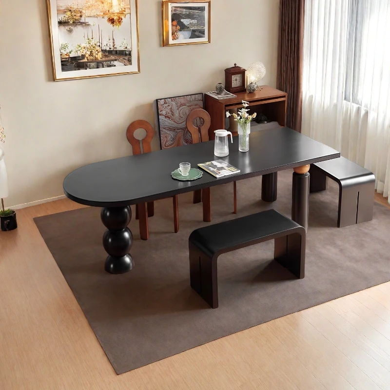 Dining Table Modern Luxury Wood Surface Living Room Apartment Decor High Quality Classic Design Elegant Function Home Interior
Dining Table Modern Luxury Wood Surface Living Room Apartment Decor High Quality Classic Design Elegant Function Home Interior