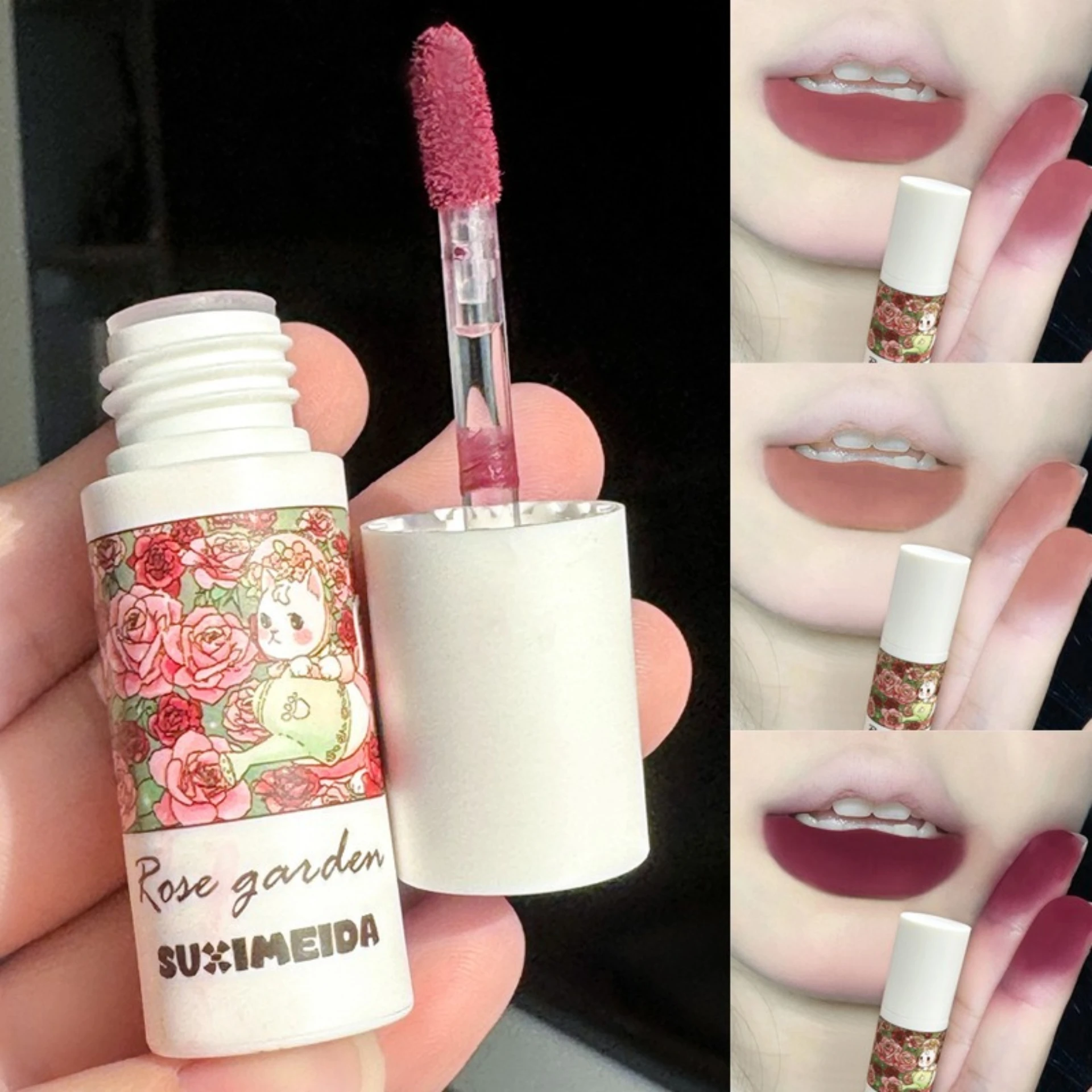 rose lip glaze matte surface improve complexion not easy to decolorizeeasy to color moisturize student pseudo plain lipstick
rose lip glaze matte surface improve complexion not easy to decolorizeeasy to color moisturize student pseudo plain lipstick