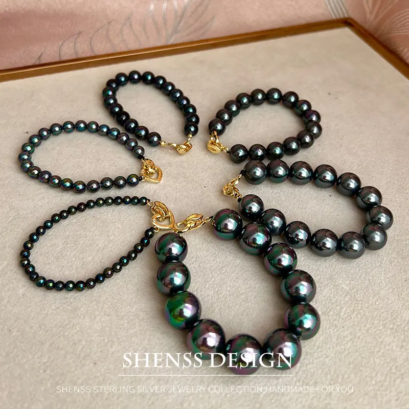 Elegant Colorful Black mitation Pearl Copper Plated 14k Gold Bracelet Classic Temperament Jewelry For Women Length 15cm-19cm
Elegant Colorful Black mitation Pearl Copper Plated 14k Gold Bracelet Classic Temperament Jewelry For Women Length 15cm-19cm
