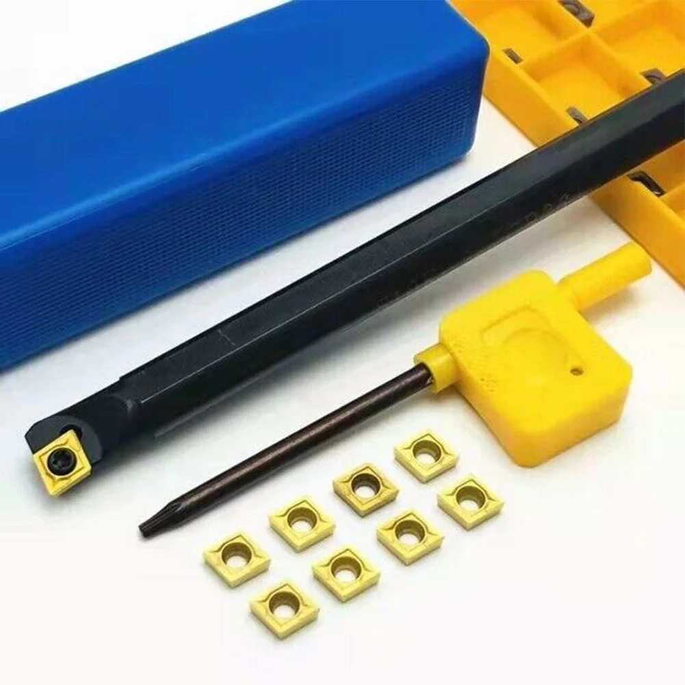 Outdoor Tools CNC Carbide Tool Bar Turning Hole CCMT0602 Cutter Gold Hard S12M SCLCR06 Stainless Steel Portable
Outdoor Tools CNC Carbide Tool Bar Turning Hole CCMT0602 Cutter Gold Hard S12M SCLCR06 Stainless Steel Portable