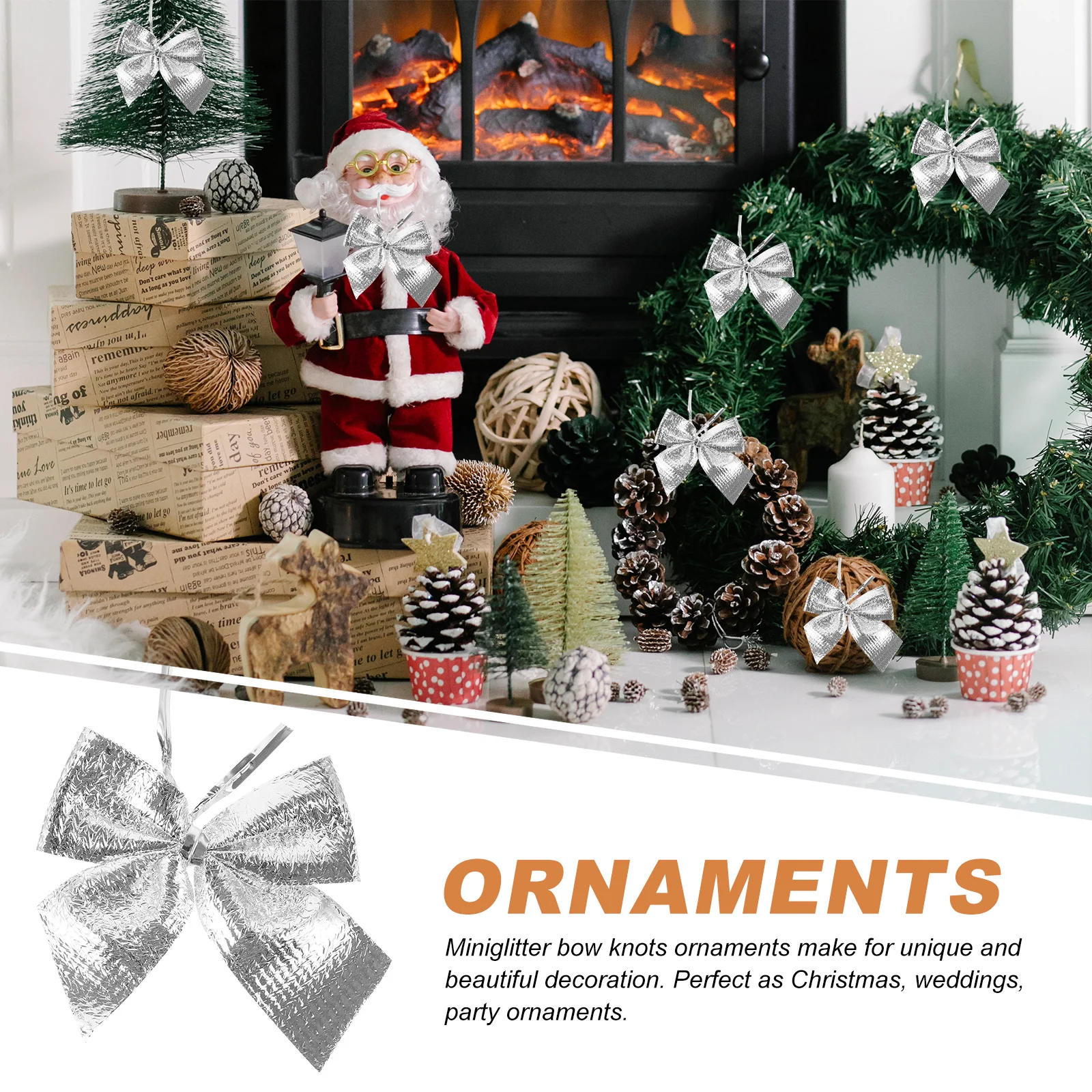 Christmas Tree Hanging Ornaments Mini Glitter Bow Knots Xmas Decor For Party Wedding Festival Decoration Wind Chime Pendant
Christmas Tree Hanging Ornaments Mini Glitter Bow Knots Xmas Decor For Party Wedding Festival Decoration Wind Chime Pendant