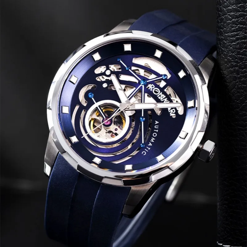 RONMAR Sapphire Crystal Men's Watches Luxury Quality Watch Eco-friendly Strap watch for men Business Mechanical Wristwatch 008
RONMAR Sapphire Crystal Men's Watches Luxury Quality Watch Eco-friendly Strap watch for men Business Mechanical Wristwatch 008
