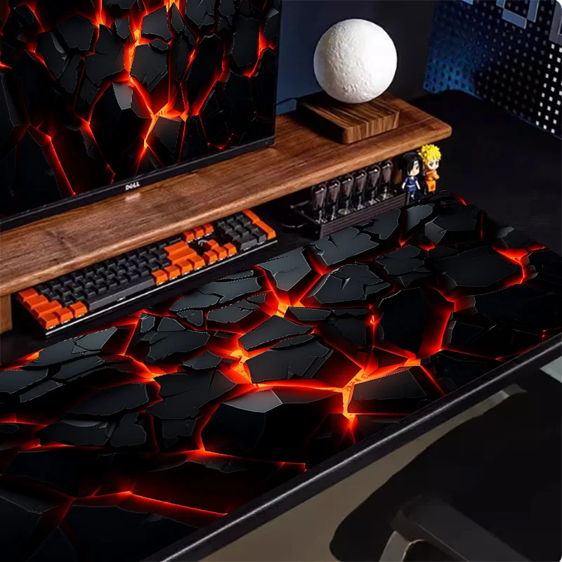 Большой игровой коврик для стола с дизайном «Лавовые трещины», резиновая основа, моющийся, нескользящий, для клавиатуры и мыши, для киберспорта, офиса, ПК, ноутбука, подарки
Большой игровой коврик для стола с дизайном «Лавовые трещины», резиновая основа, моющийся, нескользящий, для клавиатуры и мыши, для киберспорта, офиса, ПК, ноутбука, подарки