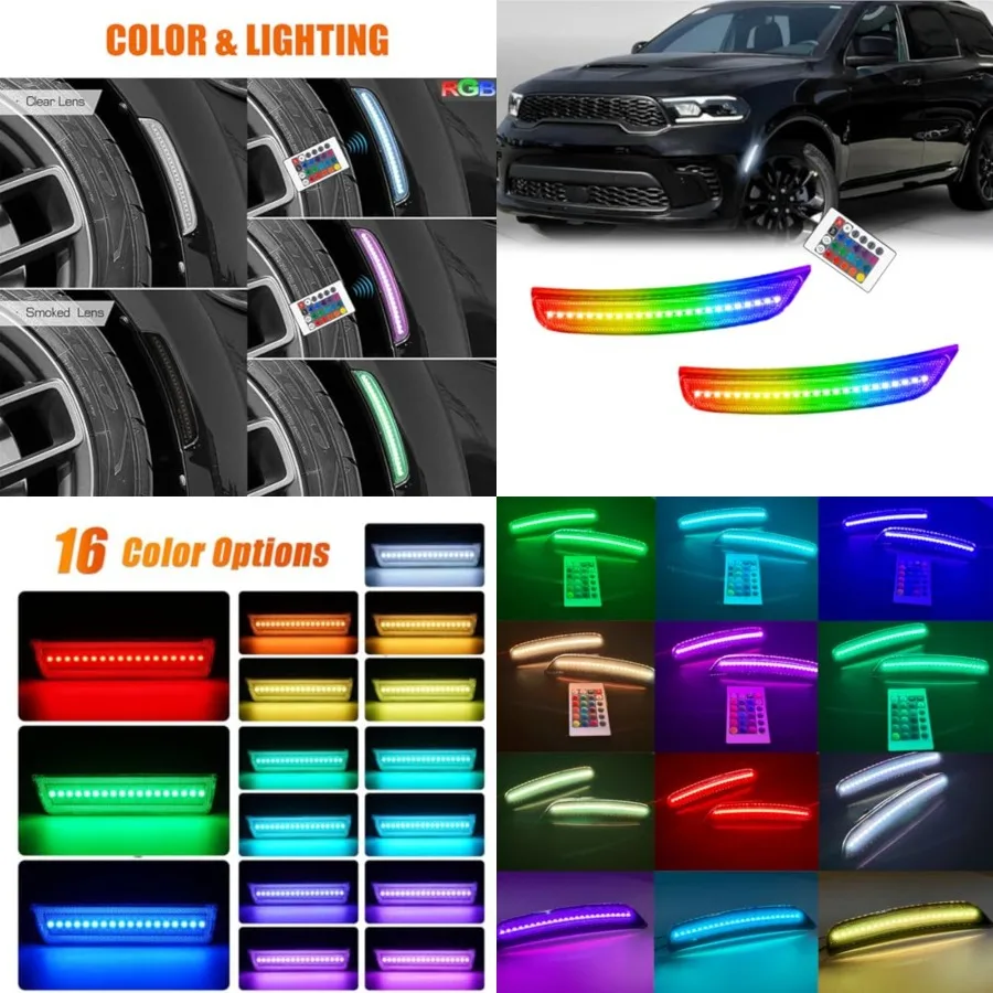 LED Side Marker Light Dodge 2021 2022 2023 2024 2025 Front Bumper Fender Indicator Reflector Signal Lamp, Smoked Lens, 2PCS
LED Side Marker Light Dodge 2021 2022 2023 2024 2025 Front Bumper Fender Indicator Reflector Signal Lamp, Smoked Lens, 2PCS
