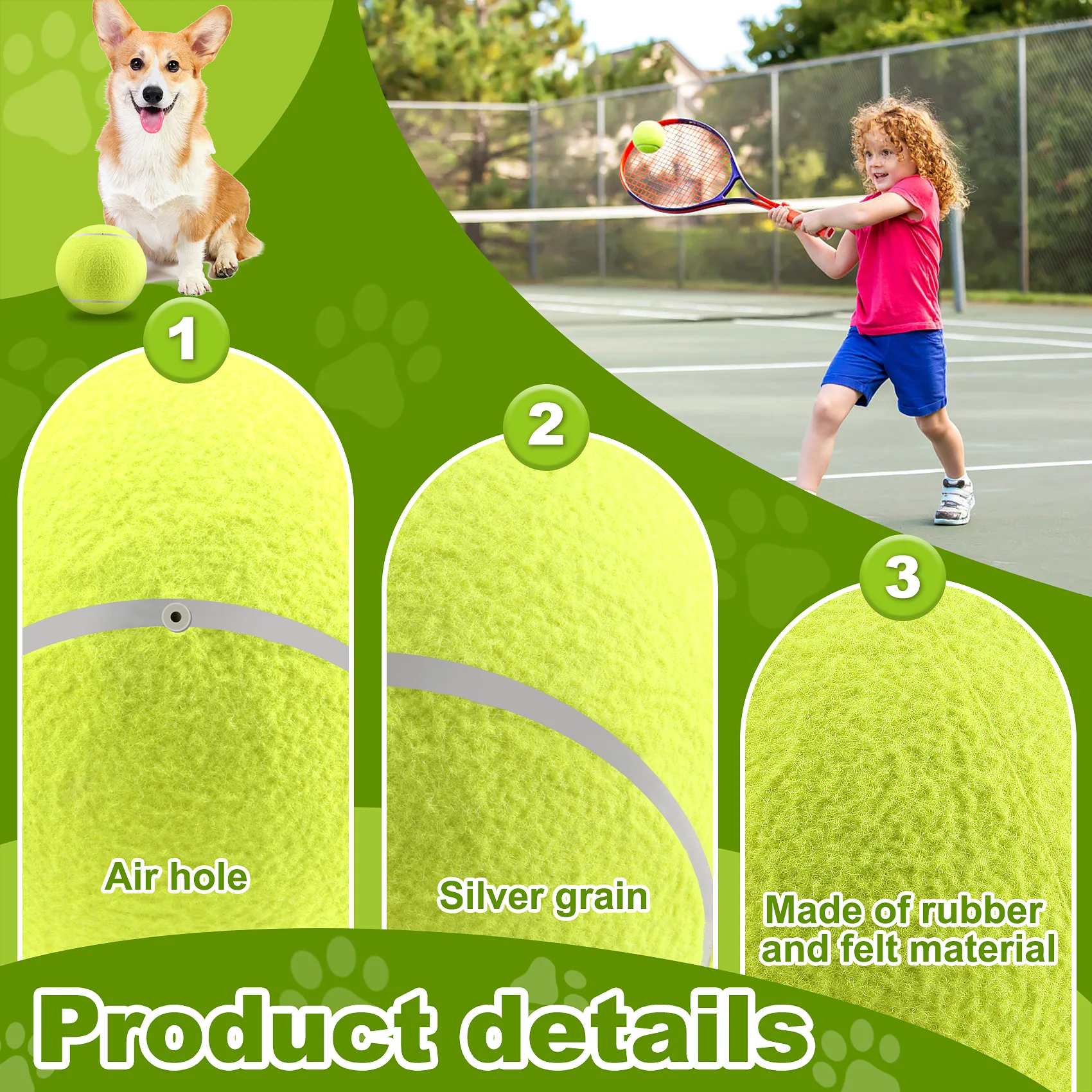 【Limited-Stock!】Carbon fiber tennis ball
【Limited-Stock!】Carbon fiber tennis ball