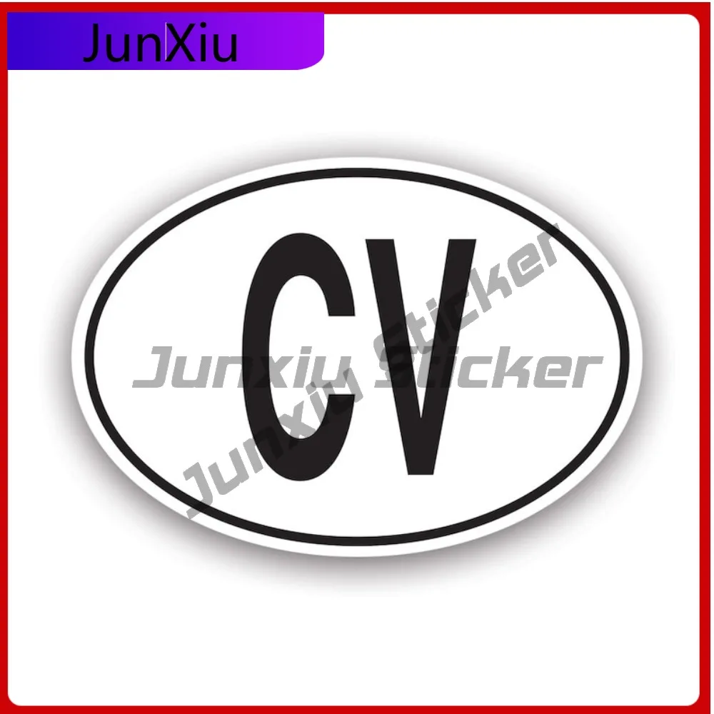Cv Cape Verde Country Code Oval Anime Car Waterproof Vinyl Decal For Campers Unique Sticker Sticker Creative High Quality
Cv Cape Verde Country Code Oval Anime Car Waterproof Vinyl Decal For Campers Unique Sticker Sticker Creative High Quality