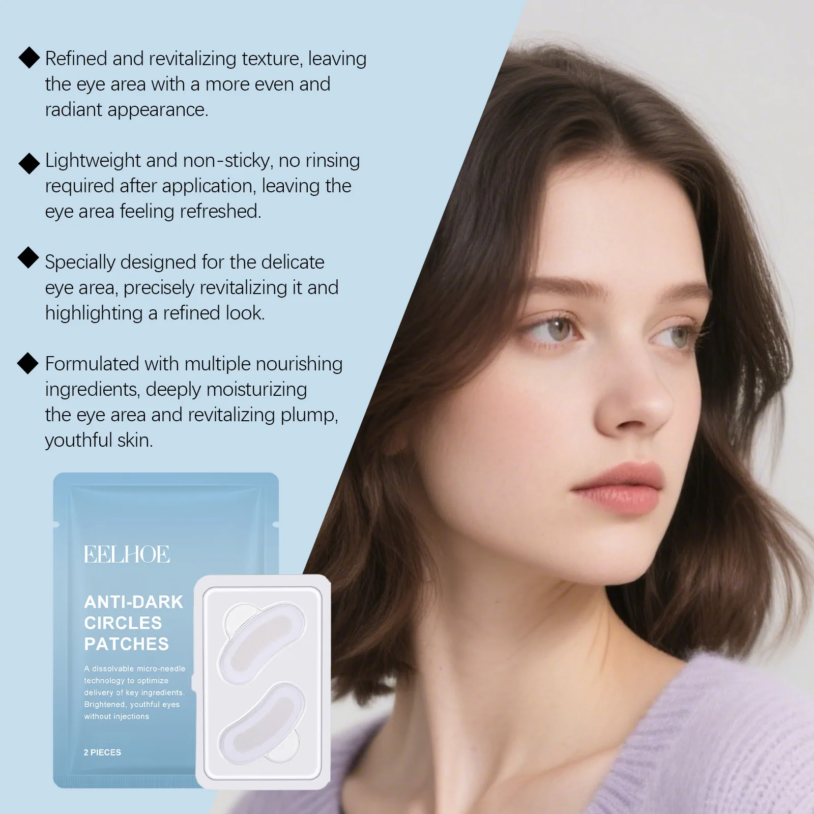 EELHOE Hydrating Eye Mask Patch, Moisturizing Under Eye Gel Patches for Dark Circles Puffiness, Gentle Daily Eye Skin Care
EELHOE Hydrating Eye Mask Patch, Moisturizing Under Eye Gel Patches for Dark Circles Puffiness, Gentle Daily Eye Skin Care