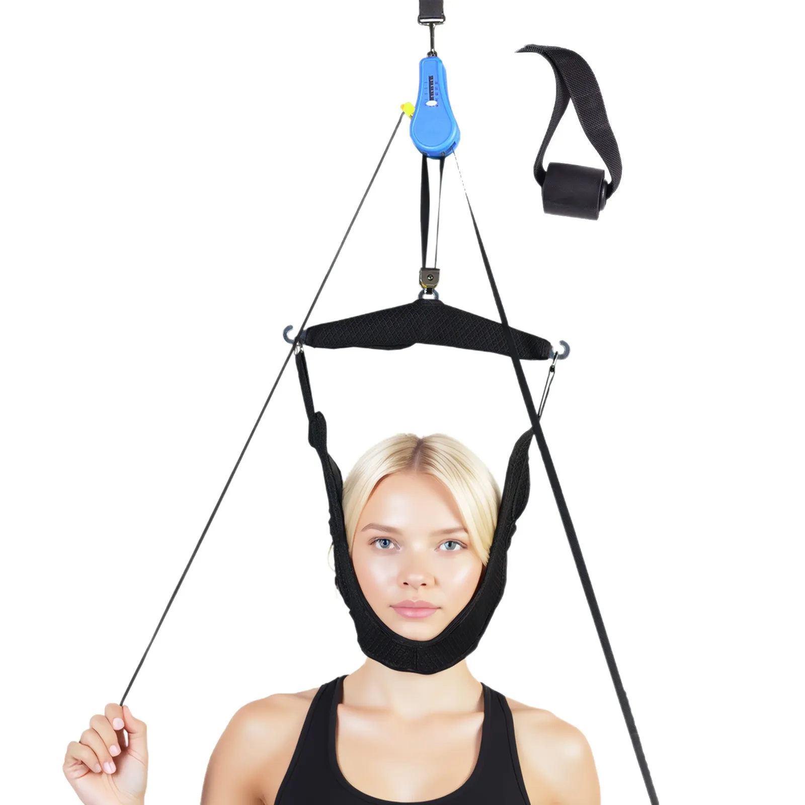 Neck Stretcher Home Cervical Traction Device, Neck Sling, Cervical Traction with Door Suspension Fixator for Men Women
Neck Stretcher Home Cervical Traction Device, Neck Sling, Cervical Traction with Door Suspension Fixator for Men Women