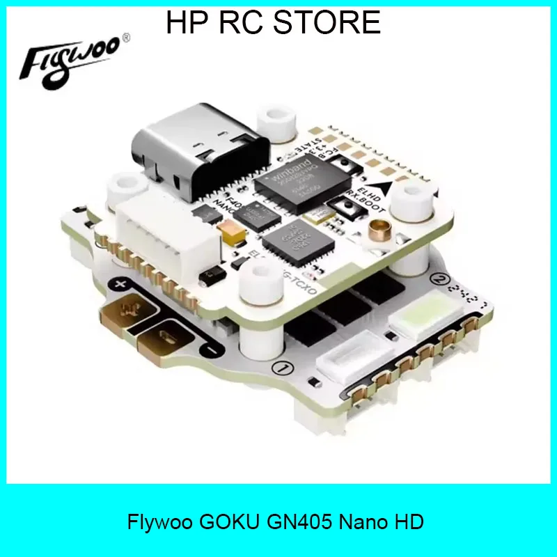 Flywoo GOKU GN405 Nano HD 20A Stack V3 - TXCO ELRS 2.4g, Plug-and-Play for O4/O4 Pro
Flywoo GOKU GN405 Nano HD 20A Stack V3 - TXCO ELRS 2.4g, Plug-and-Play for O4/O4 Pro
