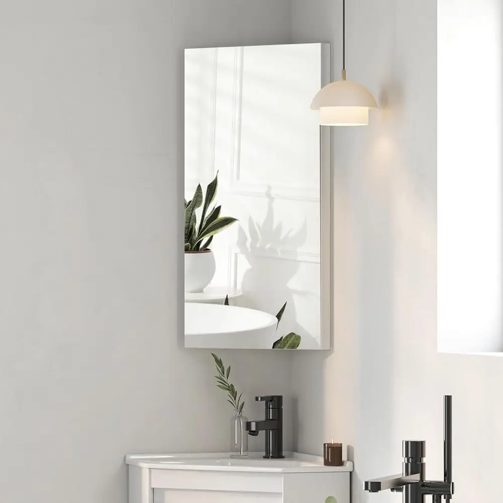 Medicine Cabinet with Mirror,Bathroom Small Medicine Cabinet, Wall Mount Bathroom Storage Cabinet,Opens Let & Right,Triple Shel,
Medicine Cabinet with Mirror,Bathroom Small Medicine Cabinet, Wall Mount Bathroom Storage Cabinet,Opens Let & Right,Triple Shel,
