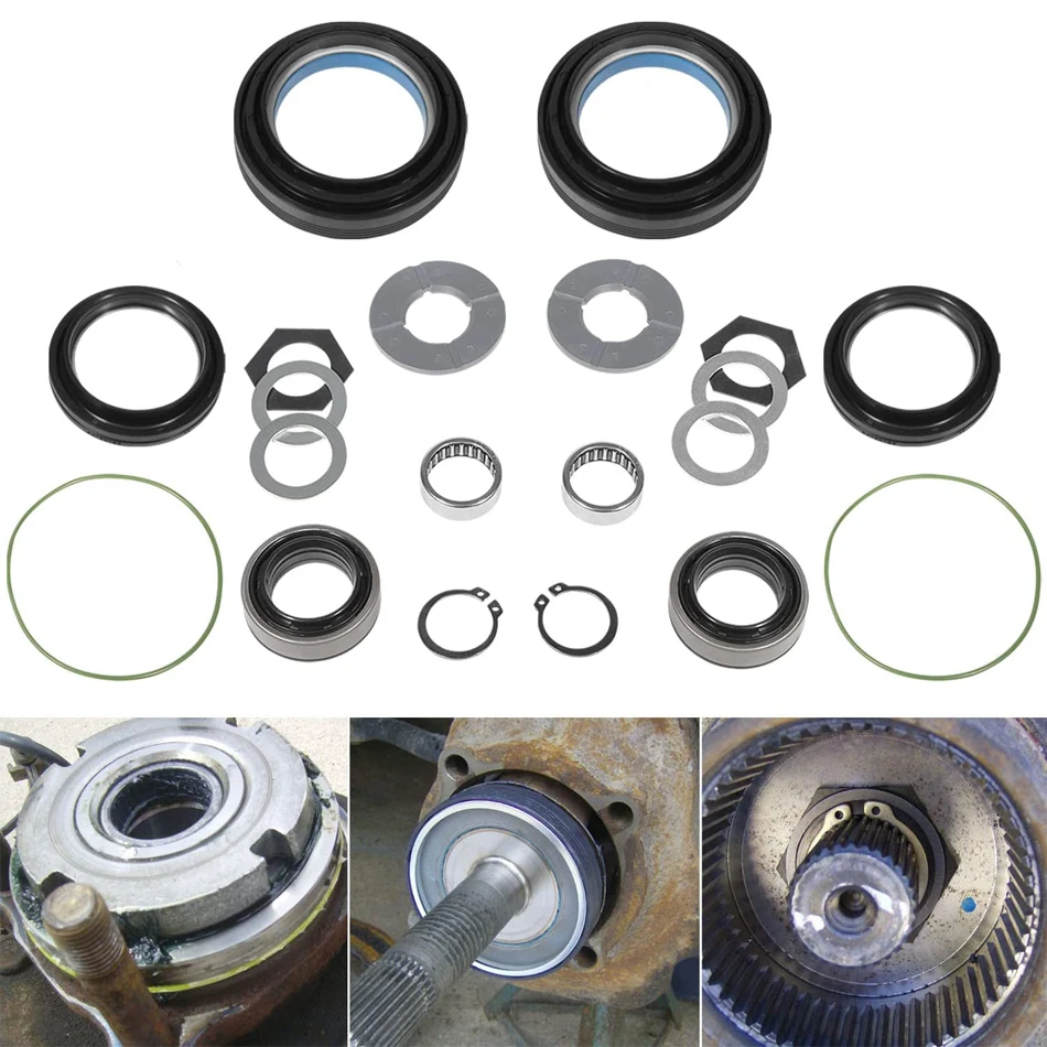 Outer Axle Knuckle Tube Dust Seal & Inner Tube Seal & Snap Ring & Needle Bearing & Thrust Washer Seals Kit for Ford 1998-2004
Outer Axle Knuckle Tube Dust Seal & Inner Tube Seal & Snap Ring & Needle Bearing & Thrust Washer Seals Kit for Ford 1998-2004