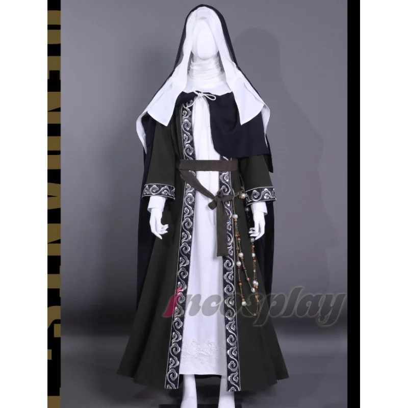 Sister Friede Game Dark Souls Ⅲ Cosplay Costume Cloak headwear outerwea scarf prop set Halloween men women new fantasy uniform
Sister Friede Game Dark Souls Ⅲ Cosplay Costume Cloak headwear outerwea scarf prop set Halloween men women new fantasy uniform