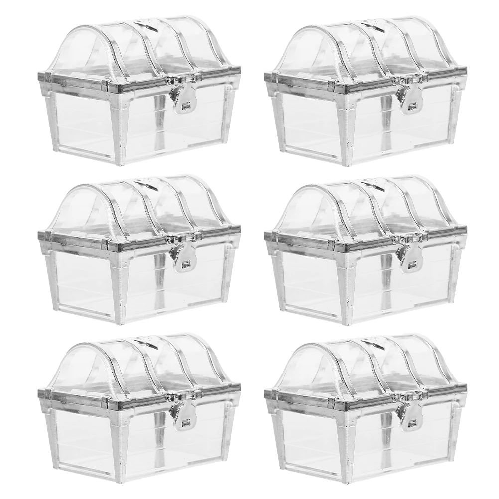 6 Pcs C Treasure Chest Elegant Design Party Favor Gift Storage Plastic Wedding Decorative Storage Box Packaging Bag
6 Pcs C Treasure Chest Elegant Design Party Favor Gift Storage Plastic Wedding Decorative Storage Box Packaging Bag