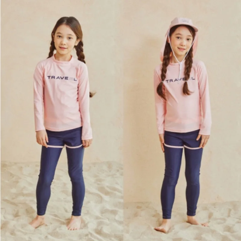 2025 Kids Girls Swimwear Children's Swimsuit Kids Sun Protection Long Sleeve Swimming Clothes for Girl Beachwear with Hat
2025 Kids Girls Swimwear Children's Swimsuit Kids Sun Protection Long Sleeve Swimming Clothes for Girl Beachwear with Hat